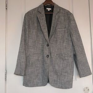Topshop oversized grey blazer
